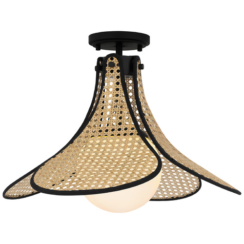 Quoizel Lighting Quoizel Lighting Quoizel Semi-Flush Mount Matte Black Semi-Flushmount Light QSF6207MBK