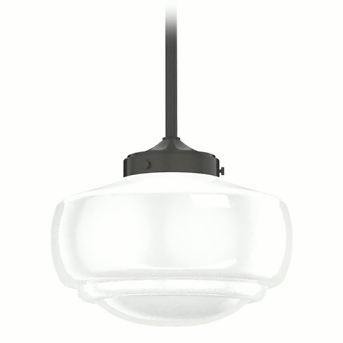 Hunter Fan Company Hunter Fan Company Saddle Creek Noble Bronze Mini-Pendant Light with Mushroom Shade 19188