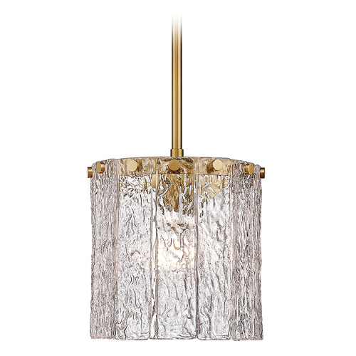 Z-Lite Glacier Modern Gold Mini Pendant by Z-Lite 1943P8-MGLD