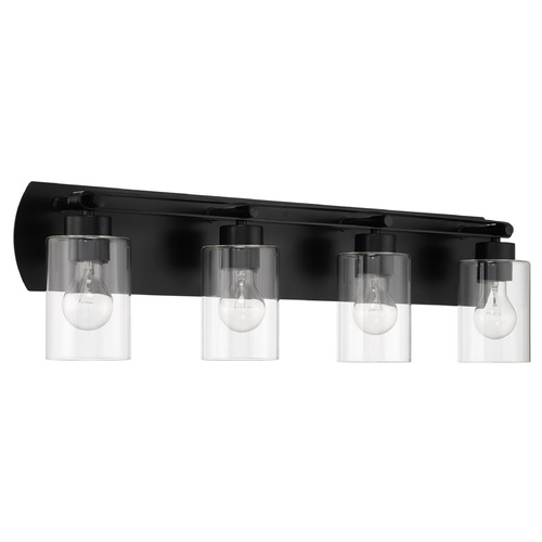 Craftmade Lighting Craftmade Lighting Hendrix Flat Black Bathroom Light 17631FB4