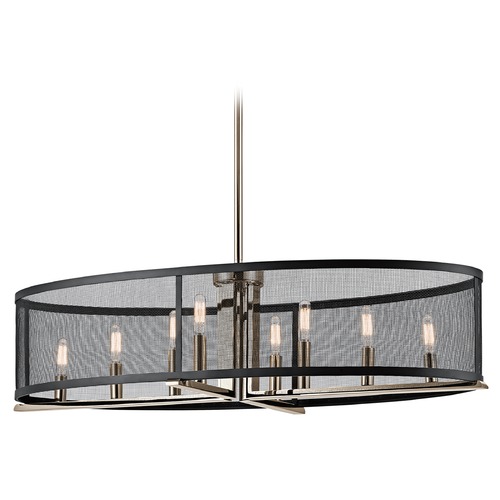 Kichler Lighting Titus 37.25-Inch Oval Chandelier in Polished Nickel by Kichler Lighting 43712PN