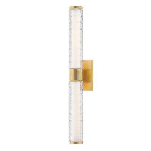 Hudson Valley Lighting Hudson Valley Lighting Castor Aged Brass LED Vertical Bathroom Light 1792-AGB
