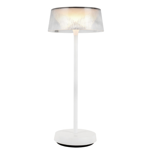 Kuzco Lighting Kuzco Lighting Tindra White LED Table Lamp with Drum Shade TL62114-WH