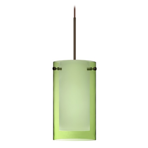 Besa Lighting Besa Lighting Pahu Bronze LED Mini-Pendant Light 1XT-L44007-LED-BR
