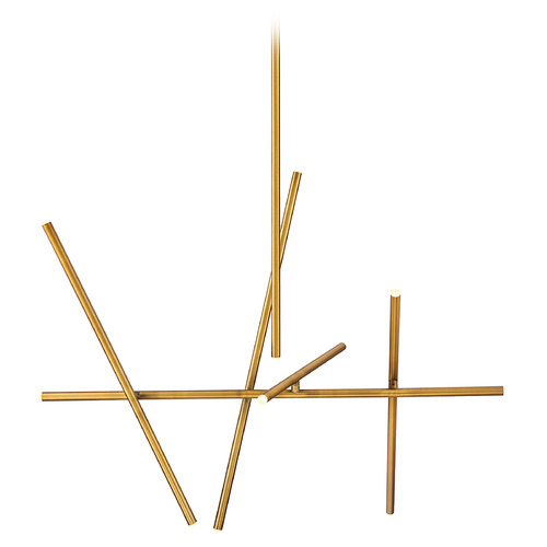 Eurofase Lighting Crossroads Antique Brass LED Chandelier by Eurofase Lighting 36250-035