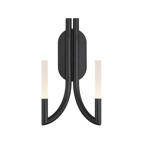 Eurofase Lighting Olette 2-Light LED Wall Sconce in Matte Black by Eurofase Lighting 49009-033