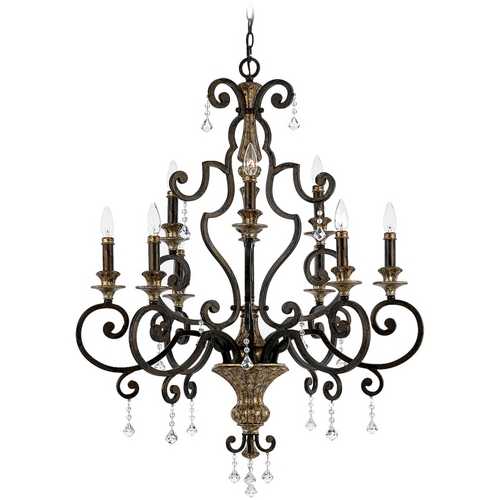 Quoizel Lighting Marquette 9-Light Chandelier in Heirloom by Quoizel Lighting MQ5009HL