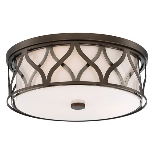 Minka Lavery Harvard Court Bronze LED Flush Mount by Minka Lavery 840-102-L