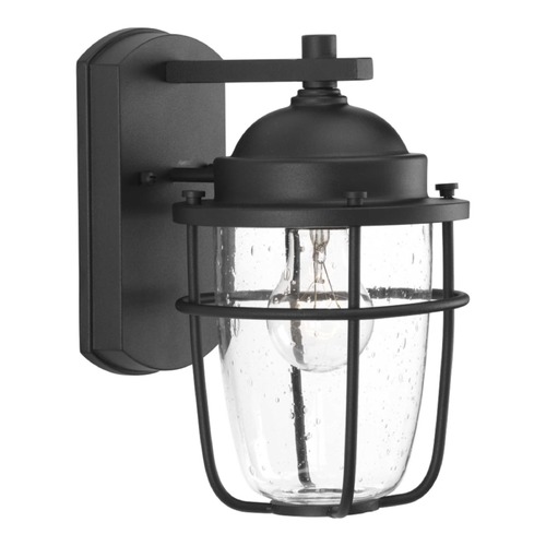 Progress Lighting Holcombe Black Outdoor Wall Light by Progress Lighting P560065-031