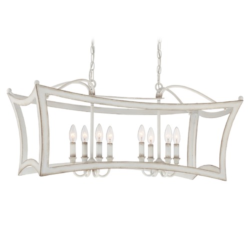 Quoizel Lighting Summerford Antique White Linear Light by Quoizel Lighting SUM836AWH
