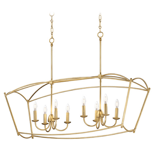 Maxim Lighting Maxim Lighting Plumette Gold Leaf Island Light 12169GL