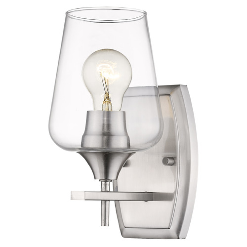 Z-Lite Joliet Brushed Nickel Sconce by Z-Lite 473-1S-BN