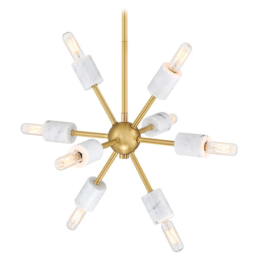 Designers Fountain Lighting Designers Fountain Star Dust Brushed Gold Chandelier D304C-15P-BG