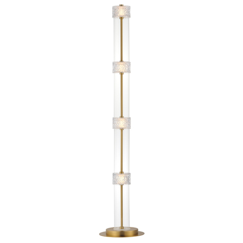 ET2 Lighting Elysian 4-Light LED Floor Lamp in Natural Aged Brass by ET2 Lighting E11088-124NAB