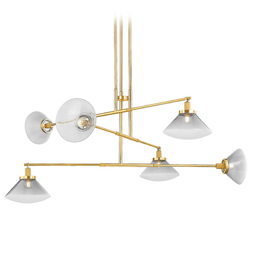 Hudson Valley Lighting Hudson Valley Lighting Mendon Aged Brass LED Chandelier 1936-AGB