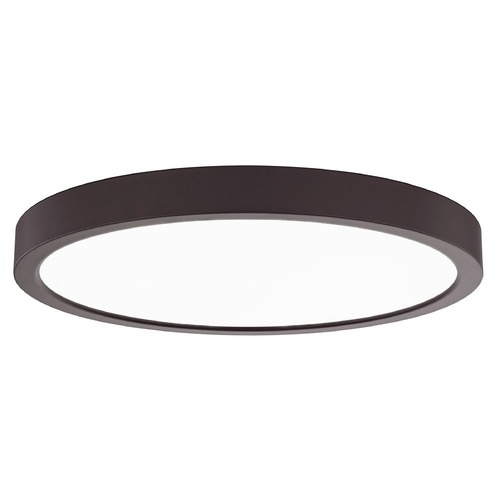 Design Classics Lighting Flat LED Light Surface Mount 10-Inch Round Bronze 3000K 1511LM 10309-BZ T16
