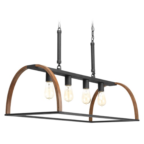 Progress Lighting Trestle Island Light in Iron by Progress Lighting P4720-71