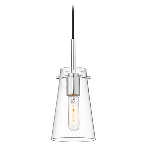 Z-Lite Z-Lite Kira Chrome Mini-Pendant Light with Conical Shade 7508MP-CH