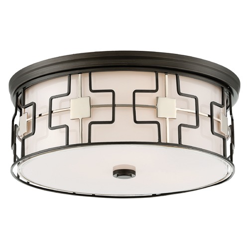 Minka Lavery Dark Gray with Polished Nickel LED Flush Mount by Minka Lavery 846-105-L