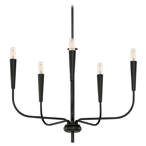 Maxim Lighting Maxim Lighting Vela Black Chandelier 24815BK