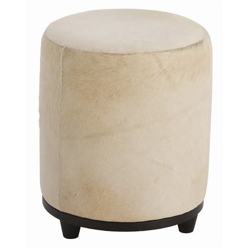 Arteriors Home Lighting Wimberley 19-Inch High Ottoman in Off-White Hide by Arteriors Home 6751