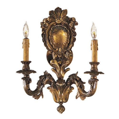 Metropolitan Lighting Sconce Wall Light in Antique Bronze Patina by Metropolitan Lighting N2415