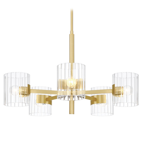 Designers Fountain Lighting Designers Fountain Aries Brushed Gold Chandelier D284C-5CH-BG