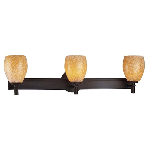 Minka Lavery Art Glass Bath Bronze Bathroom Light by Minka Lavery 5113-617