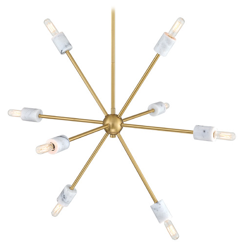 Designers Fountain Lighting Designers Fountain Star Dust Brushed Gold Chandelier D304C-8CH-BG