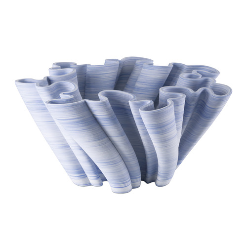 Currey and Company Lighting Currey and Company Twirl Blue Bowl 1200-1015