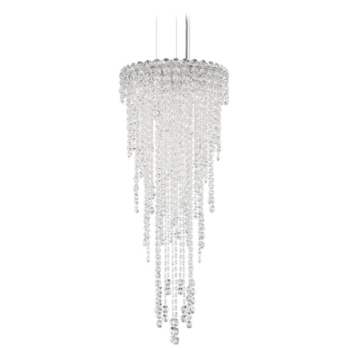 Schonbek Lighting Schonbek Worldwide Lighting Chantant Polished Stainless Steel Pendant Light CH1212N-401R