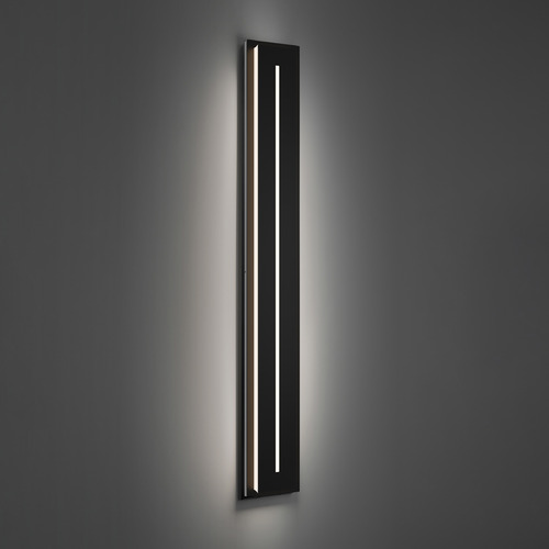 Modern Forms by WAC Lighting Modern Forms Midnight Black LED Outdoor Wall Light WS-W66256-30-BK
