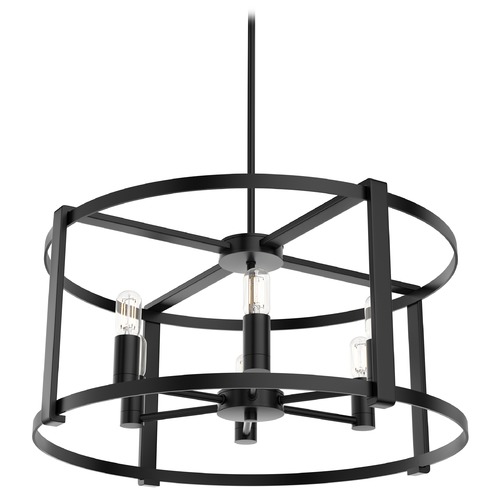 Hunter Fan Company Astwood Matte Black Chandelier by Hunter Fan Company 19001