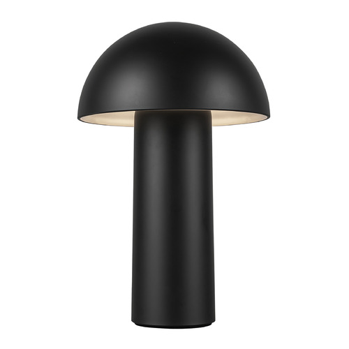 Kuzco Lighting Kuzco Lighting Setas Black LED Table Lamp with Bowl / Dome Shade TL65210-BK