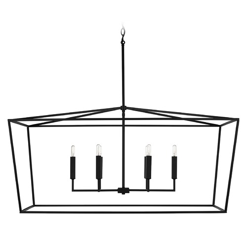 Capital Lighting Thea 6-Light Matte Black Linear Light by Capital Lighting 837661MB