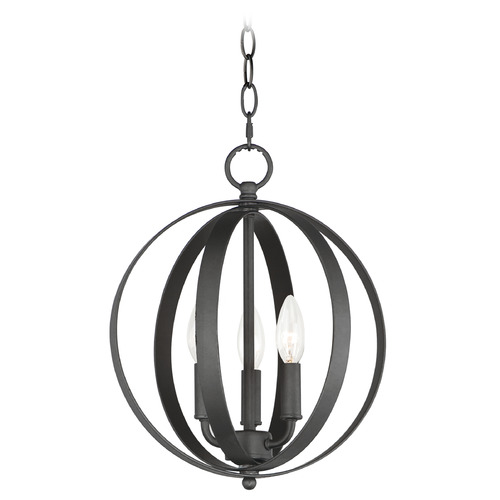 Maxim Lighting Maxim Lighting Provident Black Pendant Light 10030BK