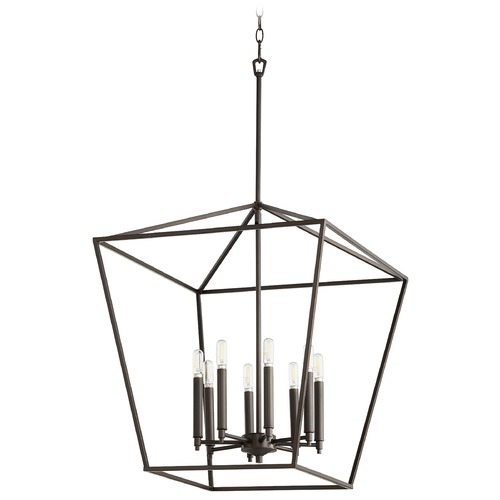 Quorum Lighting Gabriel Oiled Bronze Pendant by Quorum Lighting 604-8-86