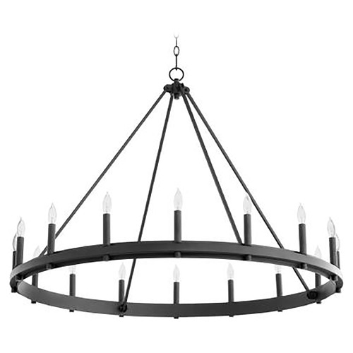 Quorum Lighting Aura Noir Chandelier by Quorum Lighting 611-16-69