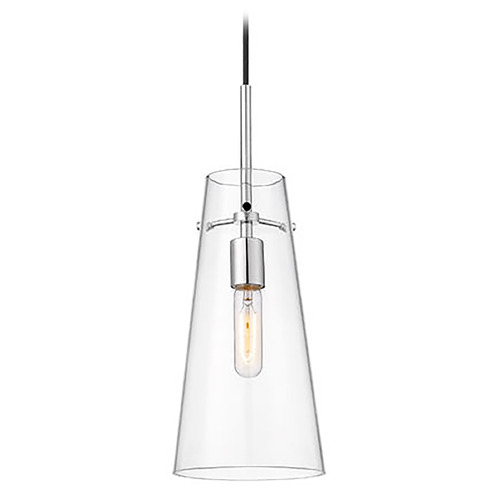 Z-Lite Z-Lite Kira Chrome Mini-Pendant Light with Conical Shade 7508P-CH
