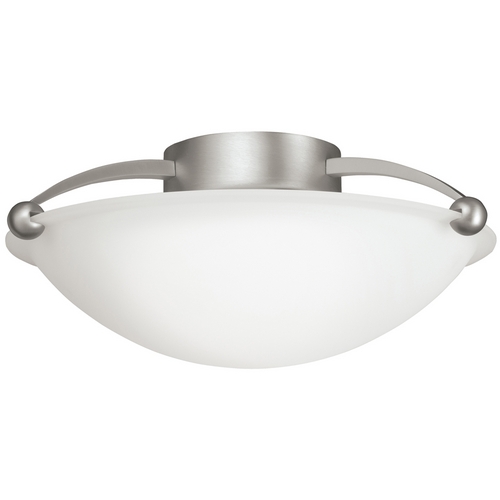 Kichler Lighting 15-Inch Brushed Nickel Semi-Flush Mount by Kichler Lighting 8405NI