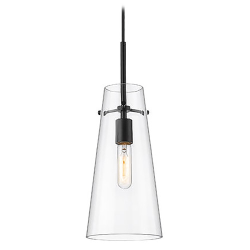 Z-Lite Z-Lite Kira Matte Black Mini-Pendant Light with Conical Shade 7508P-MB