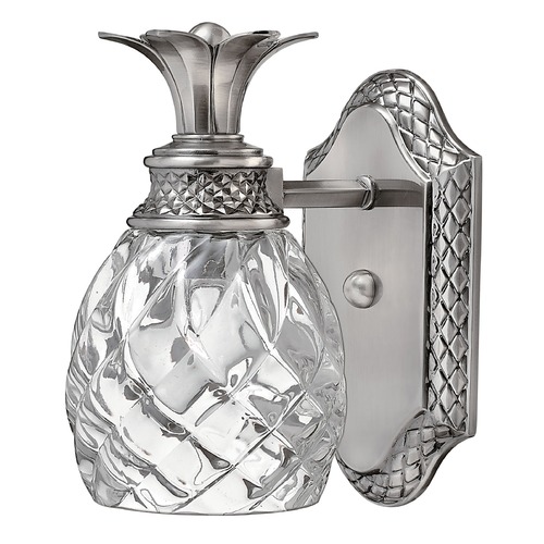 Hinkley Plantation 8.75-Inch Wall Sconce in Polished Antique Nickel by Hinkley Lighting 5310PL