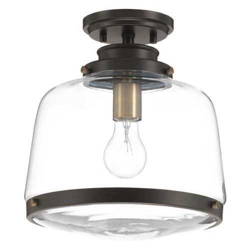 Progress Lighting Judson Antique Bronze Flush Mount by Progress Lighting P350074-020
