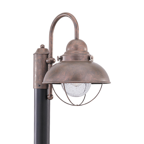 Generation Lighting Sebring 15.75-Inch Weathered Copper LED Post Light by Generation Lighting 8269EN3-44