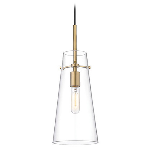 Z-Lite Z-Lite Kira Modern Gold Mini-Pendant Light with Conical Shade 7508P-MGLD