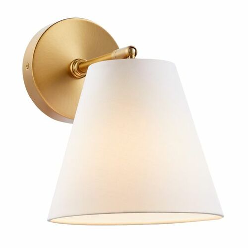 Meridian Convertible & Adjustable Sconce in Natural Brass Set of 2 by Meridian M90119NB