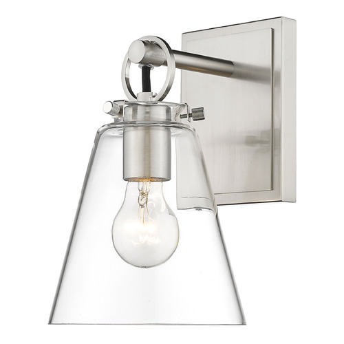 Z-Lite Harper Brushed Nickel Sconce by Z-Lite 483-1S-BN