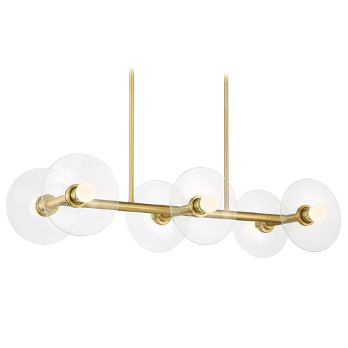Designers Fountain Lighting Designers Fountain Litto Brushed Gold Island Light D294C-IS-BG