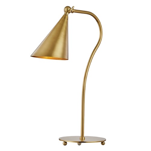 Mitzi by Hudson Valley Lupe Aged Brass Table Lamp by Mitzi by Hudson Valley HL285201-AGB