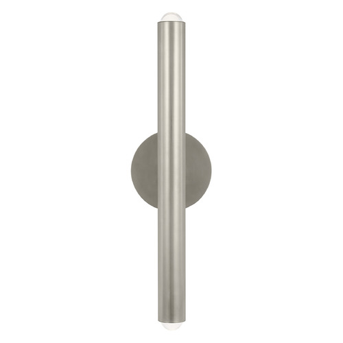 Visual Comfort Modern Collection Kelly Wearstler Ebell LED Sconce in Nickel by Visual Comfort Modern 700WSEBL16N-LED927